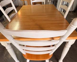 $200 - Wood Table & Chairs