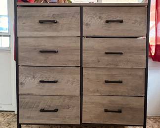 $45 - Fabric dresser/storage chest