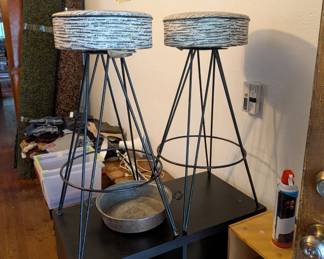 CM Atomic Bar stools Frederic Weinberg style