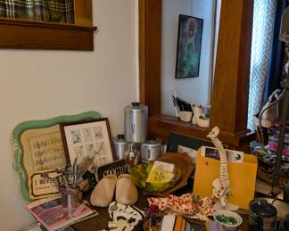 vintage bowls and tray