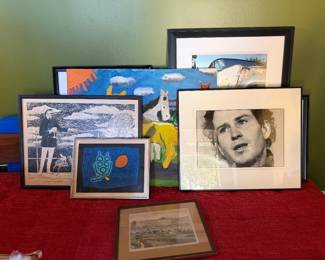 Eclectic art selection