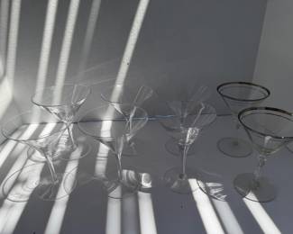 Martini glasses