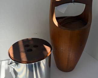 Vintage Ice Buckets from set of Mad Men