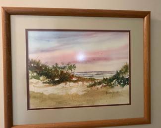Rachel Sturz Coastal Watercolor Painting
