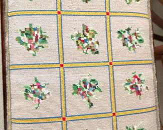 Chippendale Style Needlepoint Stool