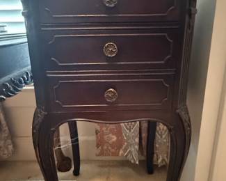Louis XV Style Three-Drawer Nightstand