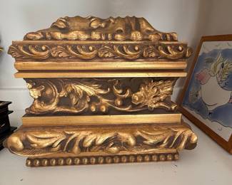 Baroque Style Giltwood Frame Fragment