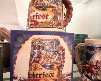 1992 Budweiser Oktoberfest Beer Stein