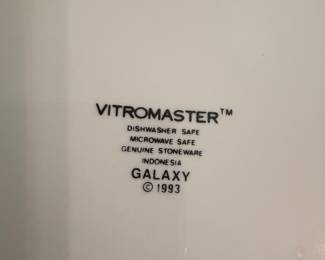 Vitromaster Galaxy Pattern Dinner Plate