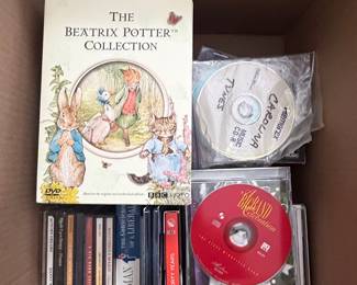 Beatrix Potter Collection DVD and Assorted Music CD Lot