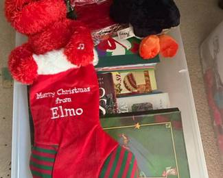 Kurt Adler 2012 Sesame Street Elmo Animated Musical Christmas Stocking