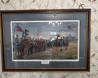 Mort Künstler 'The Review at Moss Neck' Signed Limited Edition Print with COA