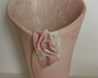 McCoy Pottery Wild Rose Vase