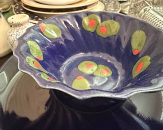 Larson Studio Pottery Olive Bowl