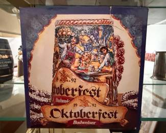 1992 Budweiser Oktoberfest Beer Stein