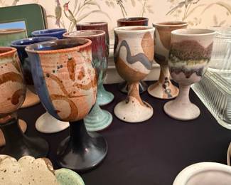 Mangum Pottery Goblets