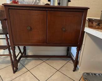 Vintage Jacobean Style Mahogany Sideboard