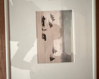 Vintage Minimalist Landscape Print