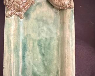 Marilyn Stover Pottery Sea Turtle Tray