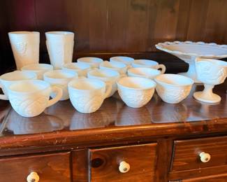 Vintage Milk Glass