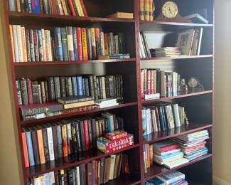 Ethan Allen Book Shelves and books
