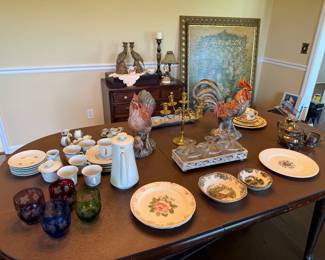 Dining Room Table, China, and Collectibles