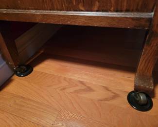 1900s Victorian Era Tallboy Chest feet