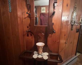 Antique Hall Tree