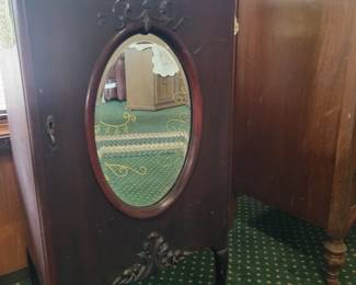 Early 1900s Mahogany Music Cabinet