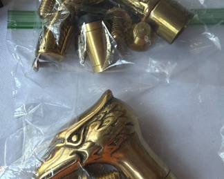 Brass Walking Cane Head Pieces