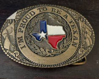 Texas belt buckle