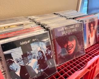 CDs: Metallica, Hank Williams Jr, Whitney Houston