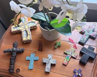 Gorgeous crosses all in a variety of materials!