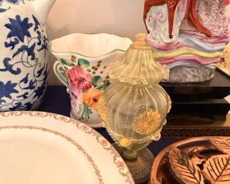 Blue and white Chinese porcelain teapot
