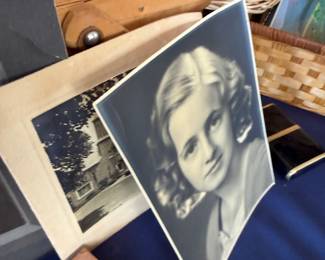 Vintage studio portrait photographs