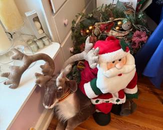 Christmas Joy pillow, holly mugs and sweaters