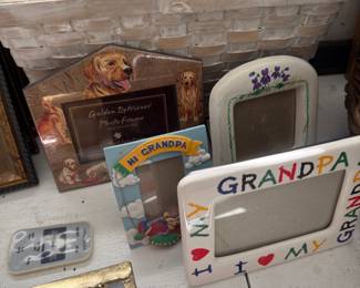 Novelty photo frames and picture frames