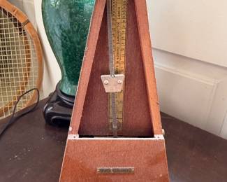 Antique wood metronome