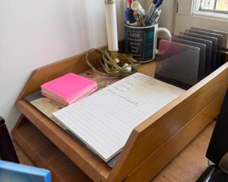 Computer keyboard and desk accessories