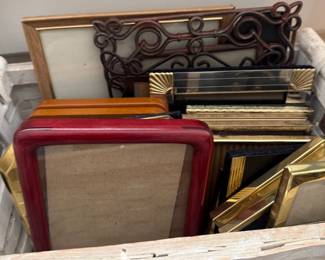 Picture frames and iron wall decor