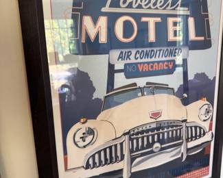 Framed Loveless Motel Nashville print