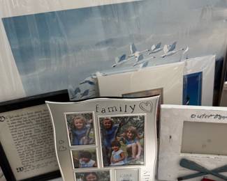 Picture frames and framed prints