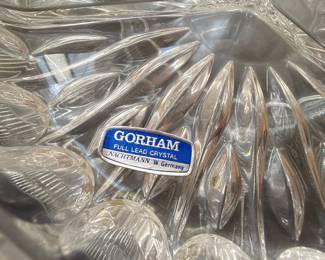 Gorham Nachtmann full lead crystal label