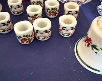 Vintage Christmas scented candle in jar
