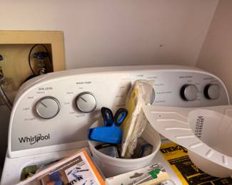 Whirlpool washing machine and laundry items