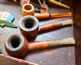 Estate briar tobacco pipes