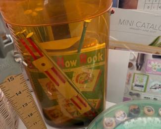 Sewing and craft supplies with rulers