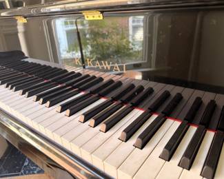 K. Kawai baby grand piano, ebony