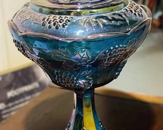 Carnival Glass Candy Dish