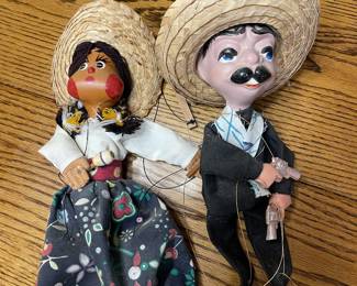 Handmade Mexican Marionettes 